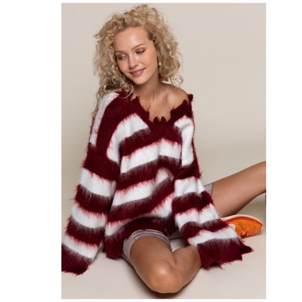 𝅺mohair V-Neck Sweater